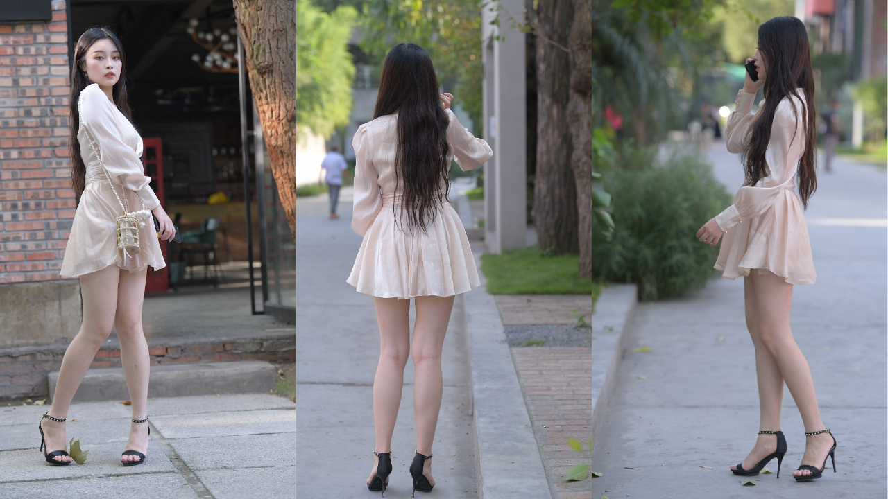 红石街拍作品 遇到